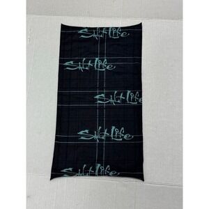 Salt Life Neck Gaiter Face Mask Bandana Tube Black Fishing Boating